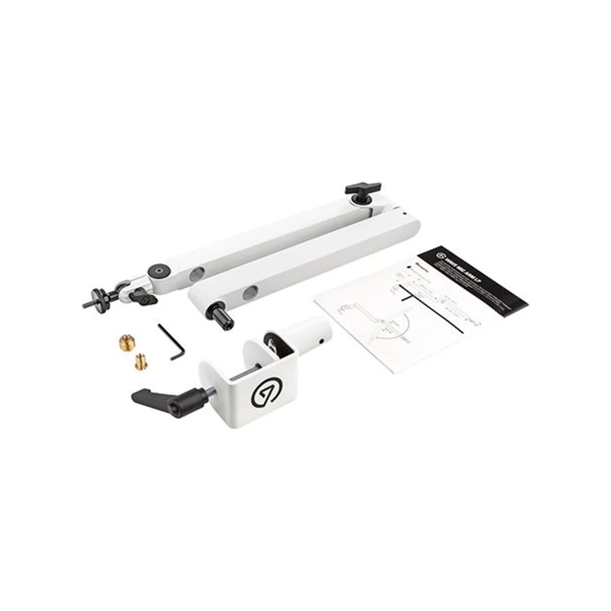 Elgato WAVE MIC ARM Low Profile Mic Arm - White - 10AAN9911 view 3