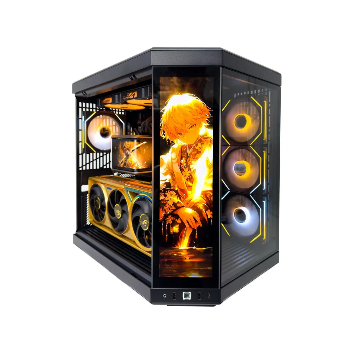 Gaming PC Golden Thunder (Ryzen 9 9950X3D, 64GB DDR5, RTX 5090 32GB) - Gaming_PC_Golden_Thunder