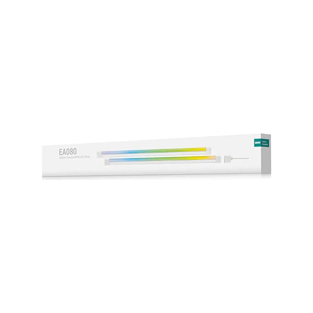 DEEPCOOL EA080 2x 400mm Long ARGB Strip - White (MB ARGB 3PIN, Addressable RGB, Translucence + White) - EA080-WHA2NN-G view 5