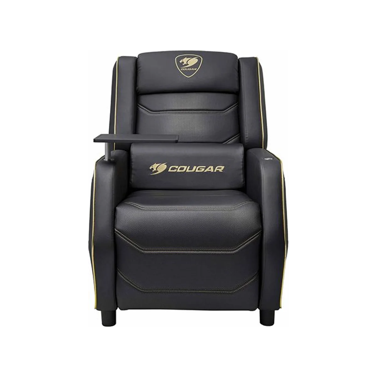 COUGAR Ranger Pro Royal Gaming Sofa - Black/Gold (Side Pocket, Swivel Table, USB-C) - 3MRGPGLB.0001 view 3