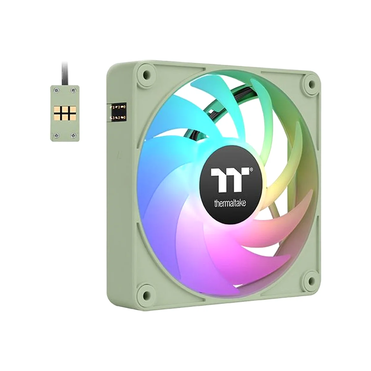 Thermaltake CT120 EX ARGB Sync 120mm 3-Fan Pack Cooling Fan - Green - CL-F196-PL12MG-A view 3