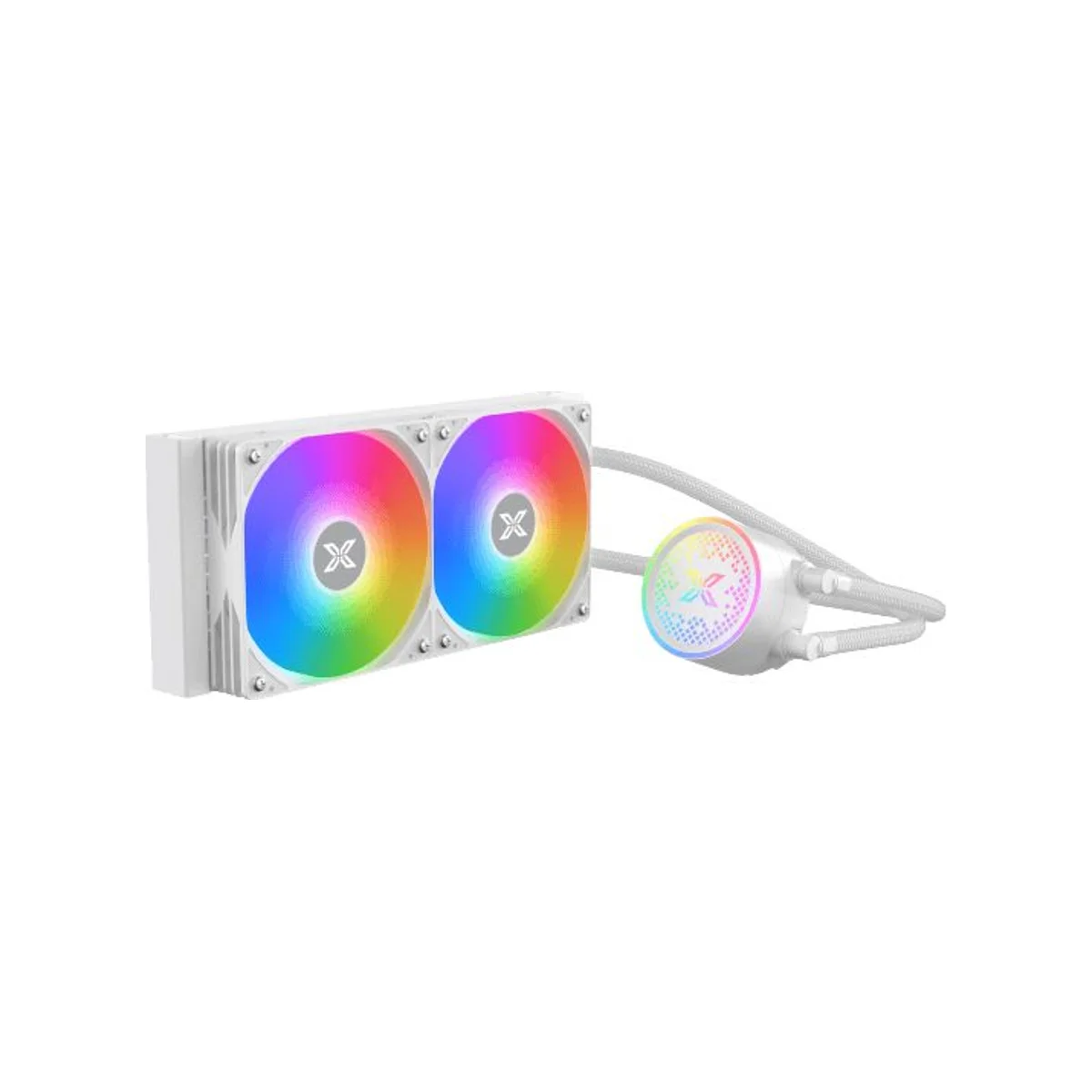 XIGMATEK Fenix 240 Arctic ARGB CPU Liquid Cooler - White - EN42980 view 2