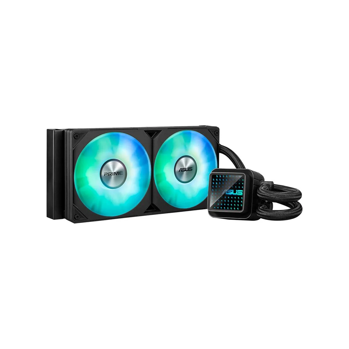 ASUS Prime LC ARGB 240mm AIO CPU Liquid Cooler (Black, ARGB, Infinity Mirror, 2400 RPM) - 90RC0111-B0EAY0 view 2