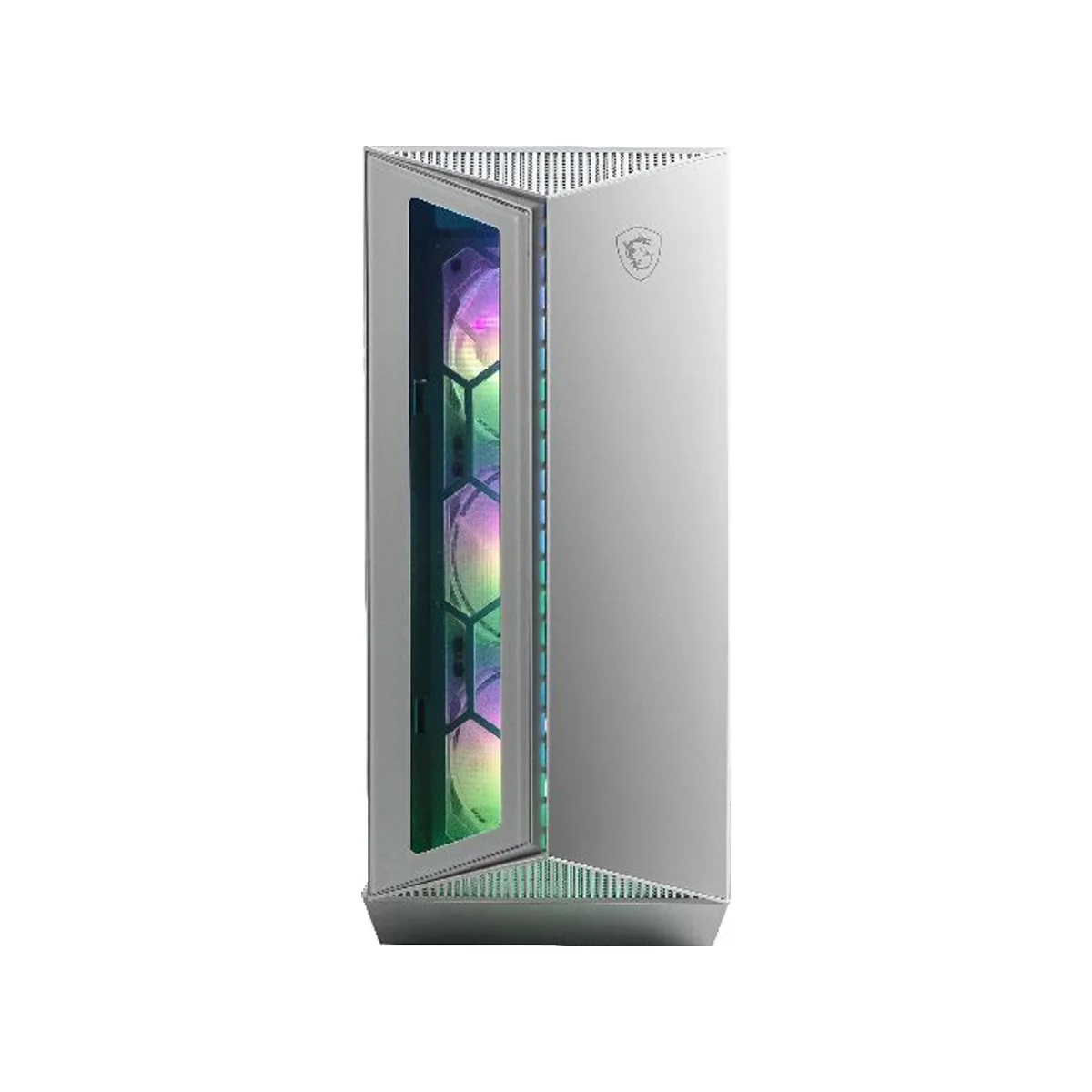 MSI MPG GUNGNIR 110R Mid Tower ATX Gaming Case - White - 306-7G10W21-W57 view 2
