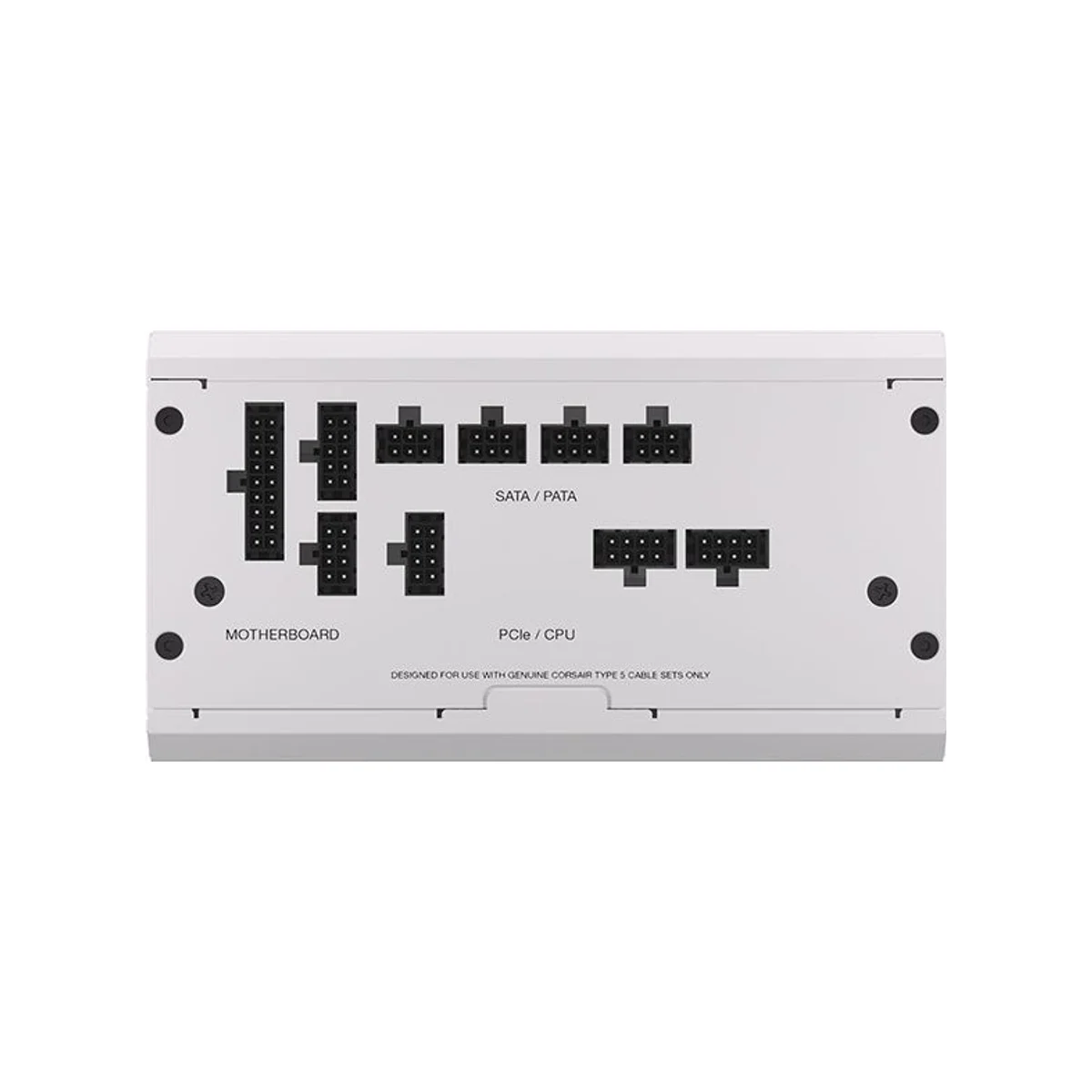 CORSAIR RM750x SHIFT 750W 80 PLUS Gold Fully Modular ATX Power Supply (White, ATX 3.1, 140mm FDB Fan) - CP-9020273-UK view 4