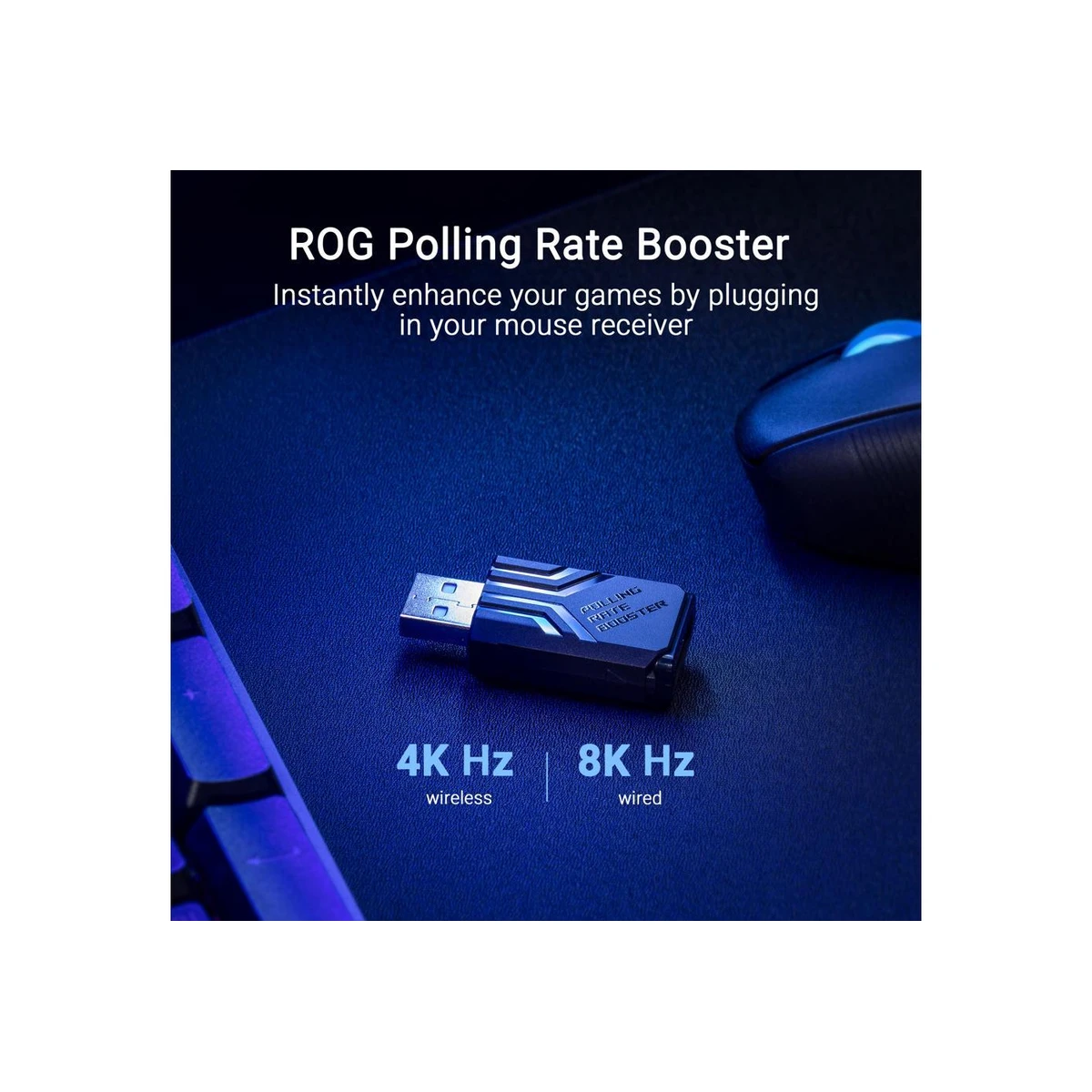 ASUS P714 ROG Keris II Ace Wireless Gaming Mouse - Black (42000 DPI, 8000Hz Polling, 54g Lightweight) - 90MP03N0-BMUA00 view 13