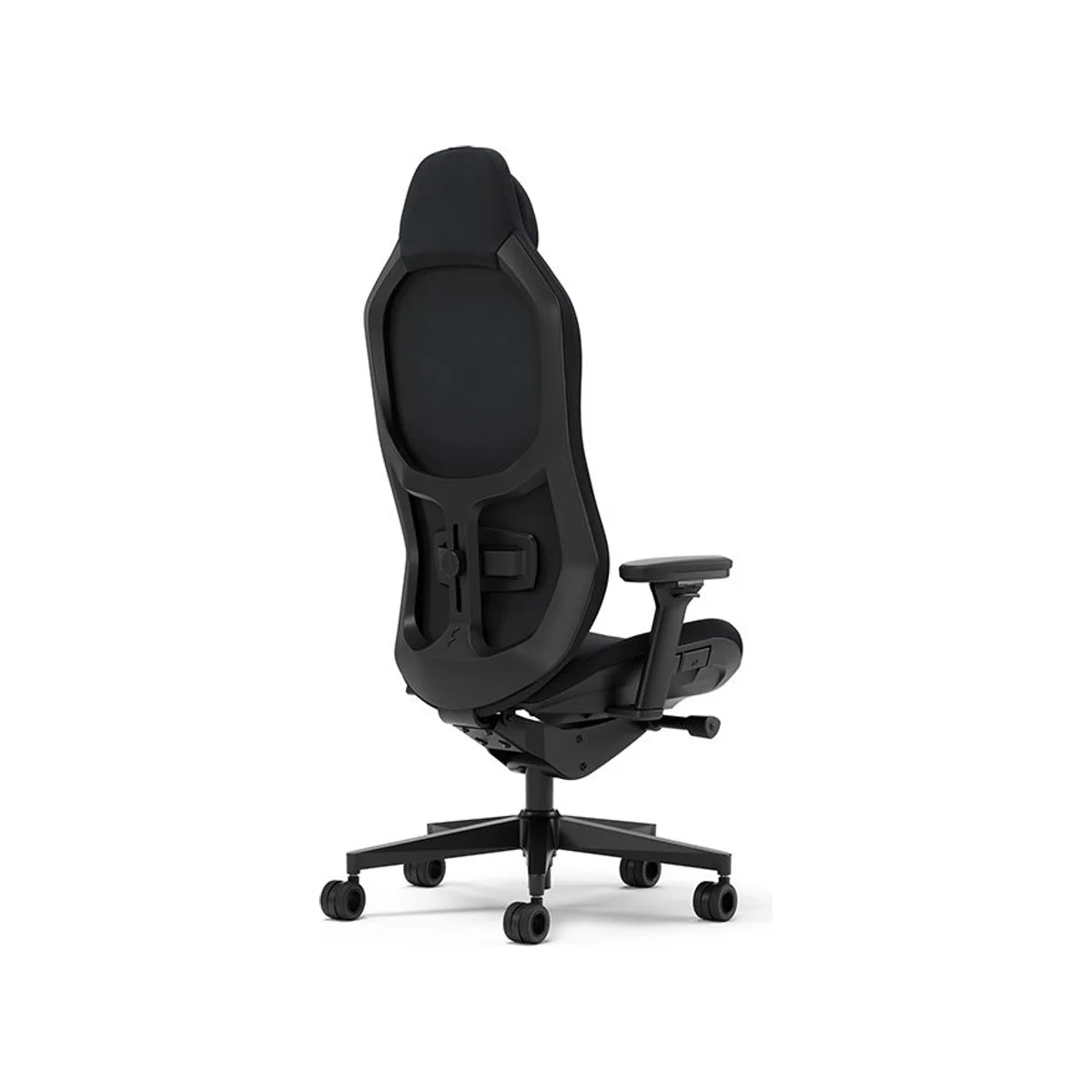 FRACTAL Refine Alcantara Fabric Gaming Chair - Black (Memory Foam Headrest, Synchro-Tilt, Aluminum Wheelbase) - FD-CH-RE1A-01 view 3