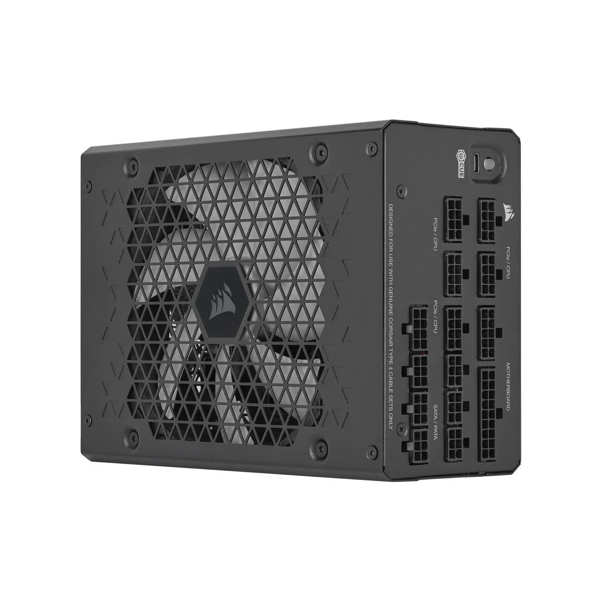 CORSAIR HXi Series 1200W 80+ Platinum Fully Modular ATX 3.1 Power Supply (140mm FDB, 105°C Japanese Caps) - CP-9020281-UK view 2