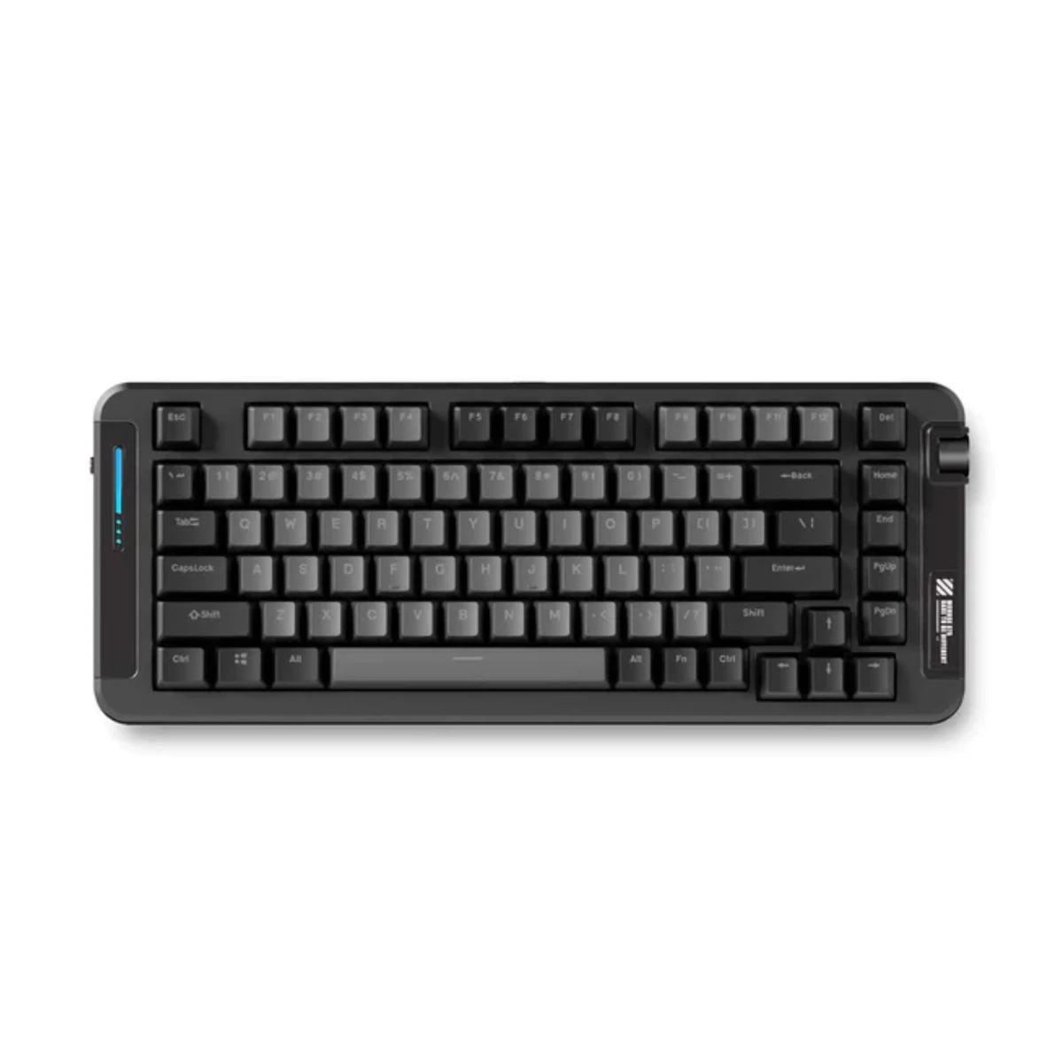 MCHOSE X75 Wireless Gasket Mount Tri-Mode Mechanical Keyboard - Black | MC-X75-1A view 2