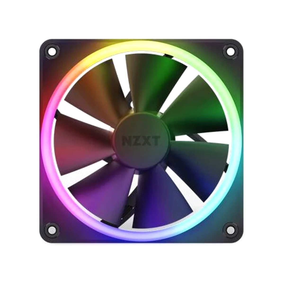 NZXT F140 RGB 140mm RGB Black Single Fan - RF-R14SF-B1