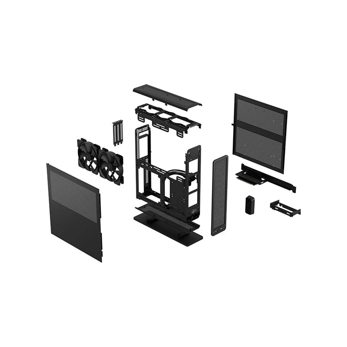 Fractal Ridge Mini-ITX Gaming Case - Black - FD-C-RID1N-11 view 8