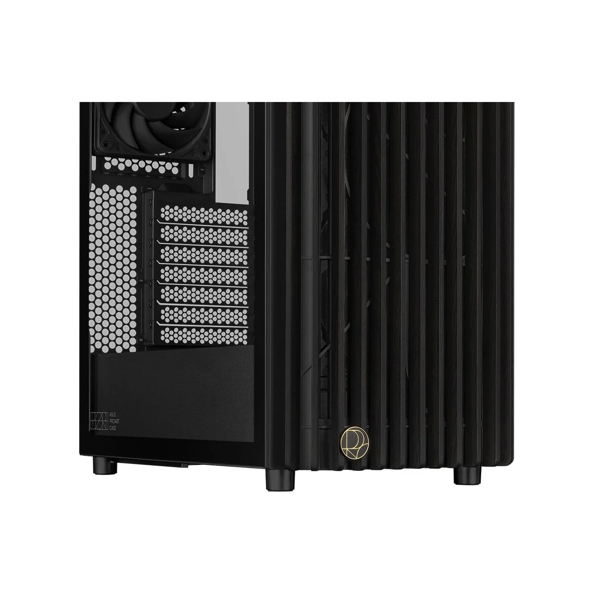 Asus ProArt PA401 Edition Tempered Glass Wood Edition ATX Gaming Case - Black - 90DC00M0-B39000 view 4