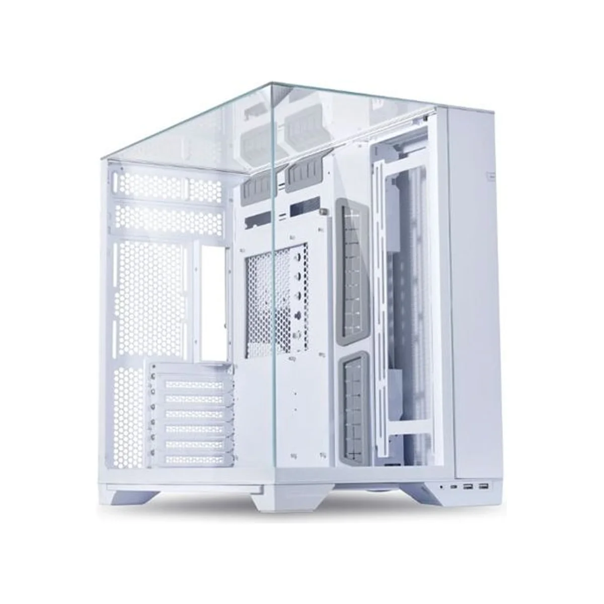 Lian Li O11 Vision Dual-Chamber Mid-Tower Case - White - G99.O11VW.00