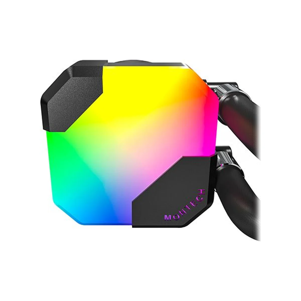 MONTECH HyperFlow ARGB 360 AIO CPU Liquid Cooler (Black, 360mm Radiator, ARGB Fans, Fluid Dynamic Bearing) - 4710562742824 view 3