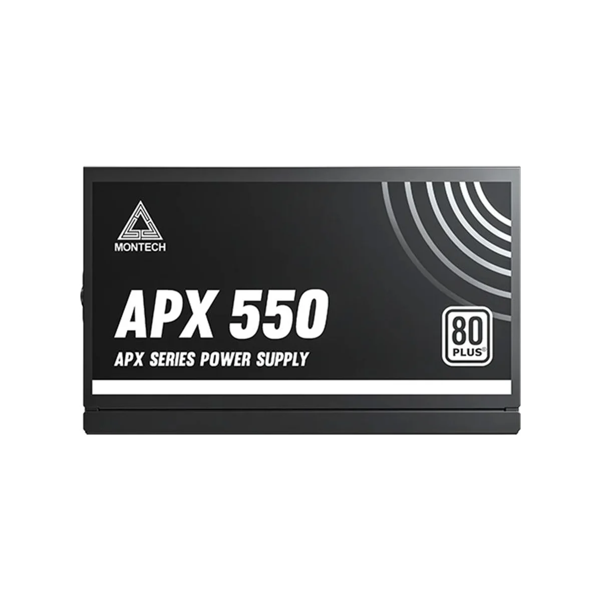 MONTECH APX 550W 80 PLUS White ATX Power Supply - Black - APX-550W view 4
