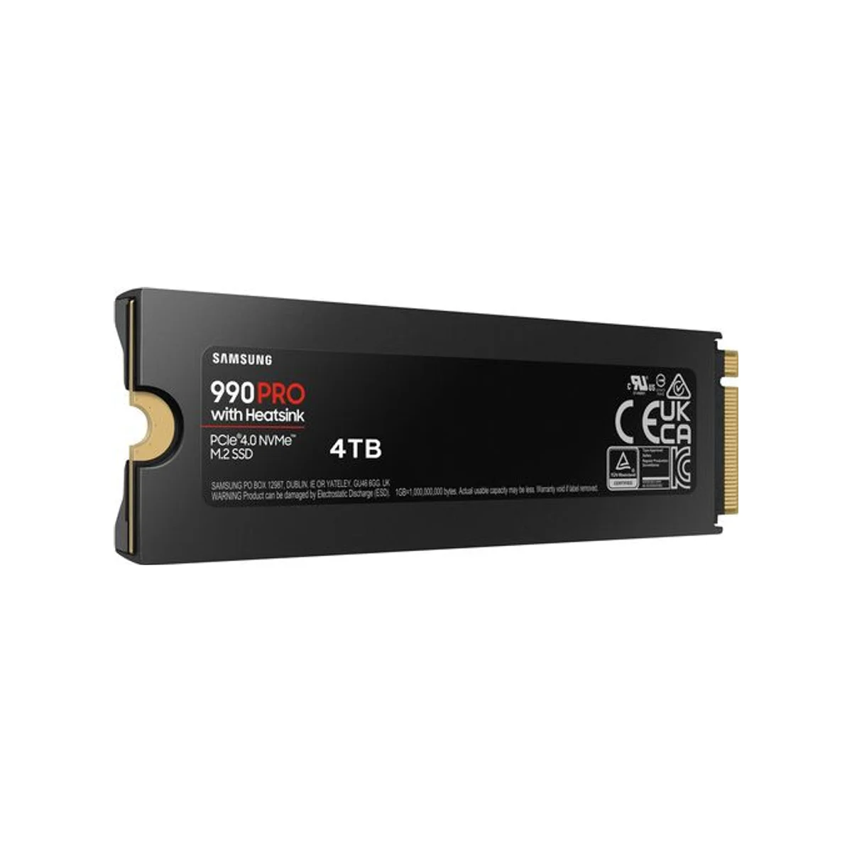 Samsung 990 PRO 4TB PCIe NVMe 4.0 M.2 Internal SSD - MZ-V9P4T0CW view 5