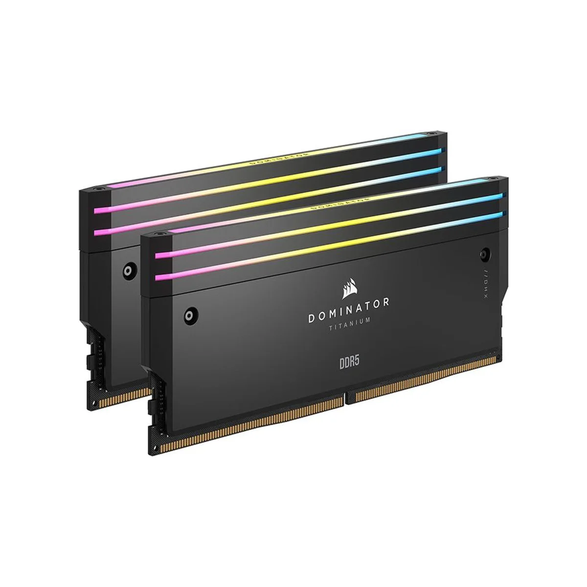 Corsair Dominator Titanium RGB 32 GB (2X16) DDR5 7200MHz RAM Memory (CL34, Black) – CMP32GX5M2X7200C34 view 2