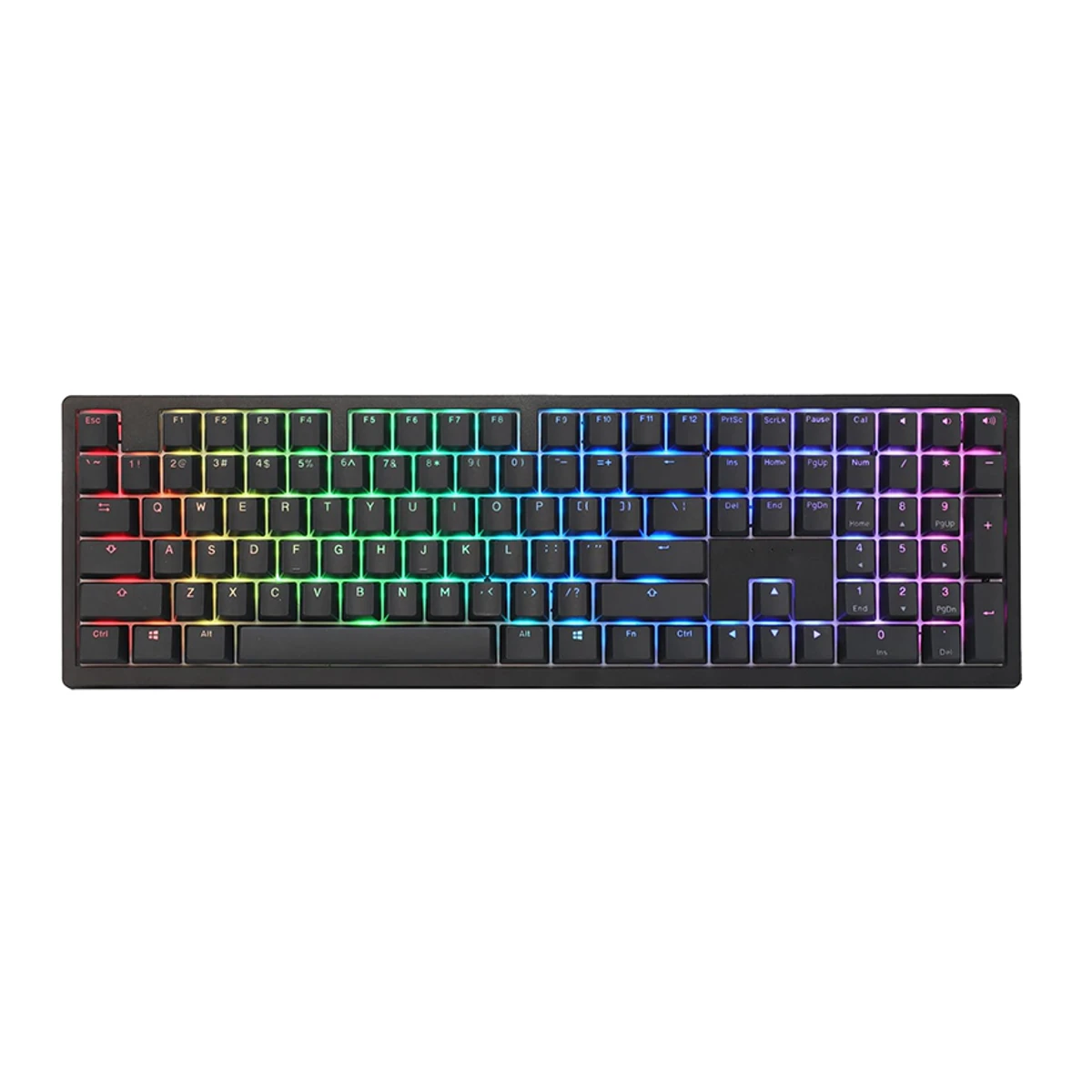 Ducky Zero 6108 Cherry MX2A Arabic Layout Wireless Mechanical Keyboard - Black | DKZE2408ST3