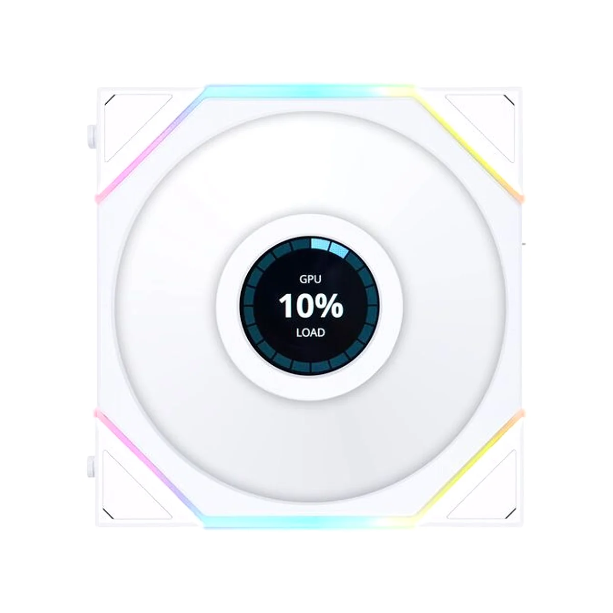 Lian Li UNI Reverse Blades TL LCD 3-Pack 120mm Fan - White - 12RTLLCD3W view 3