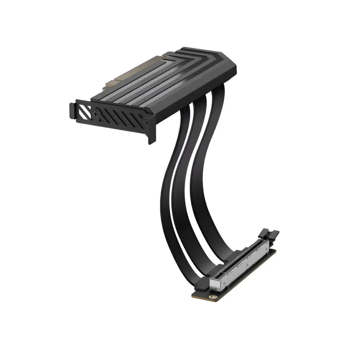HYTE PCIe 5.0 Hyper Riser Cable x16 (64 GB/s, 32 GT/s) - Pitch Black - ACC-HYTE-PCIE50-BB view 3