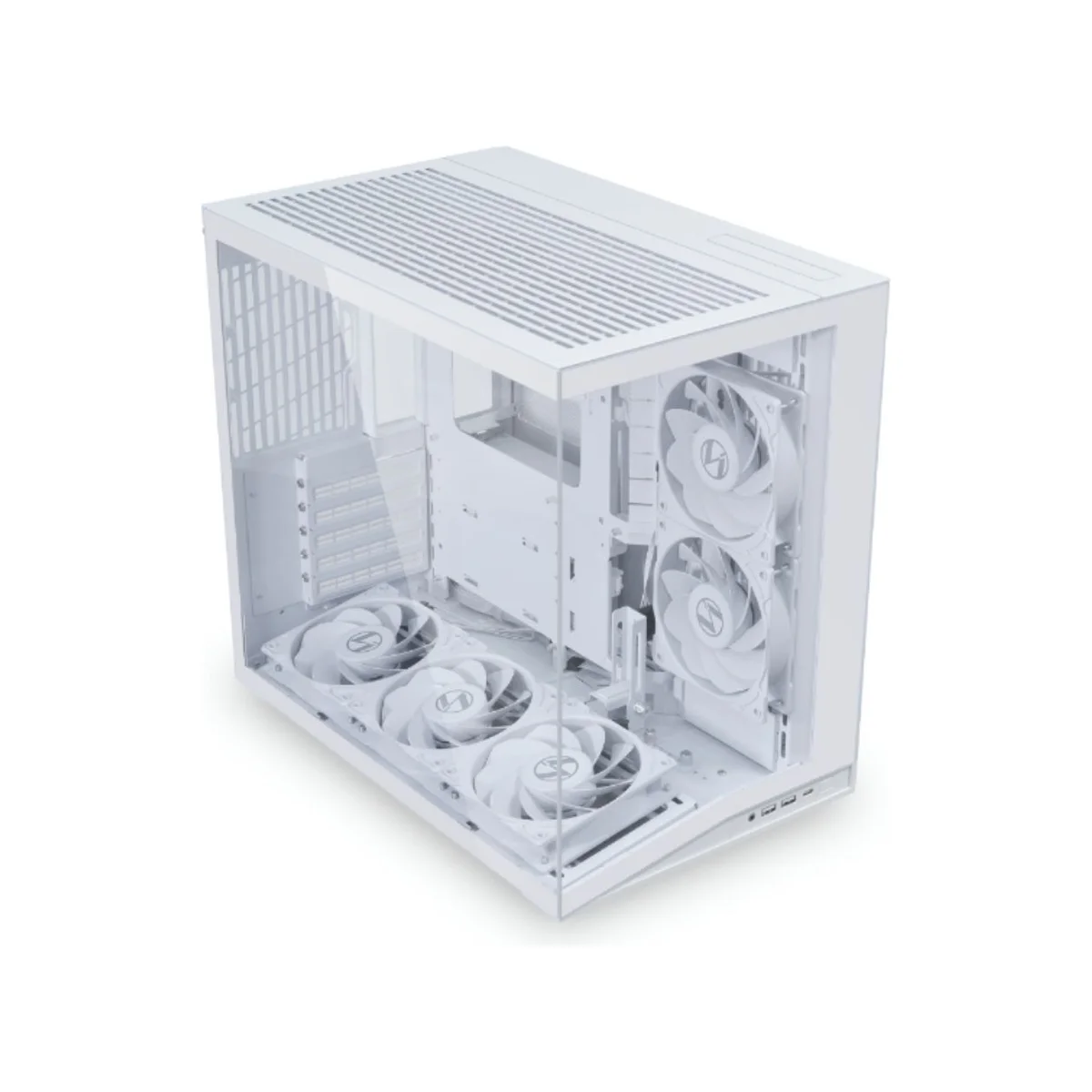 Lian Li O11 DYNAMIC MINI V2 Dual-chamber ATX Gaming Case - White - G99.O11DMIV2W.00