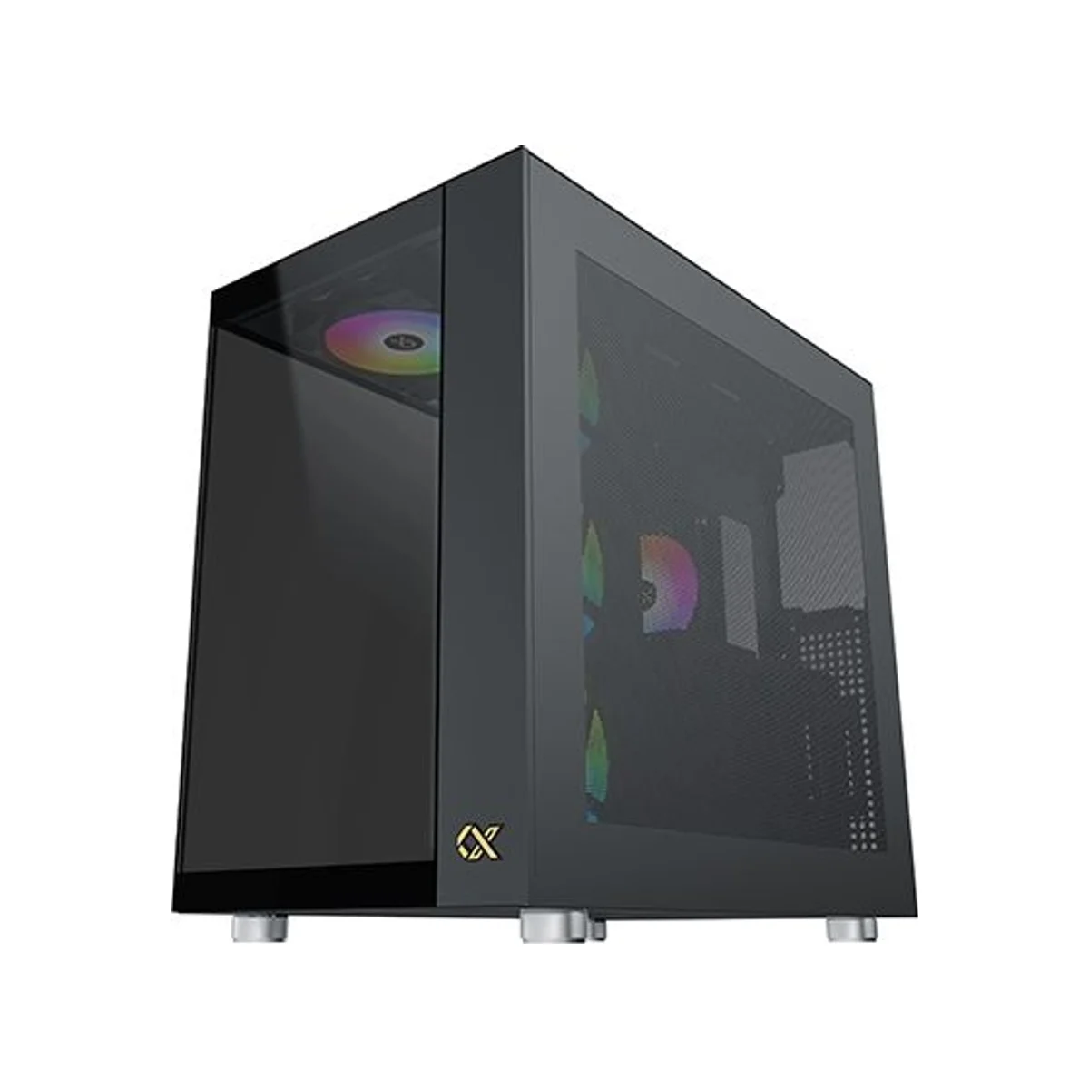 Xigmatek Aqua Ultra Tempered Glass RGB E-ATX Mid-Tower Gaming Case - Black - EN40672 view 6