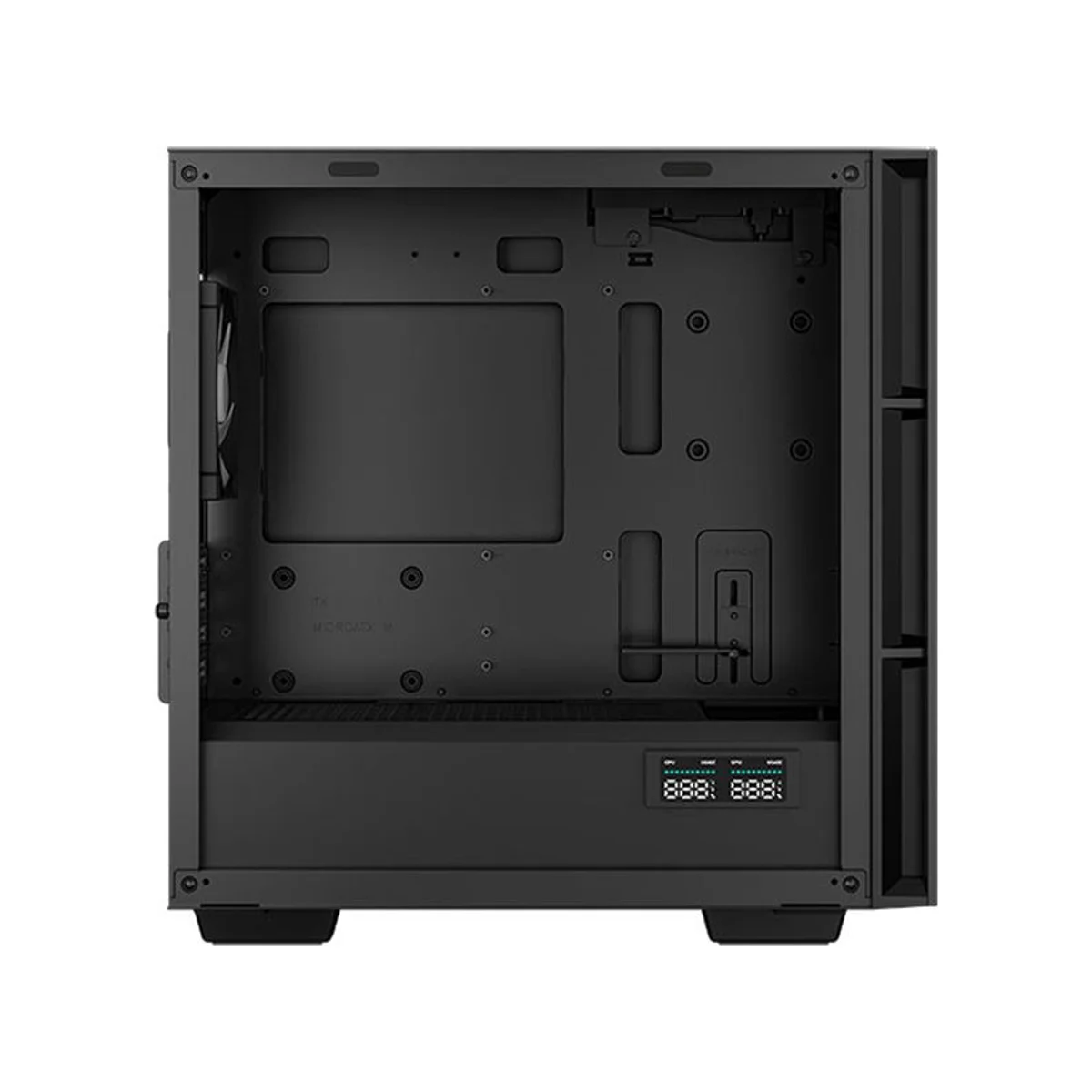 DeepCool CH360 Tempered Glass Airflow Micro-ATX Gaming Case - Black - R-CH360-BKAPE3D-G-1 view 3