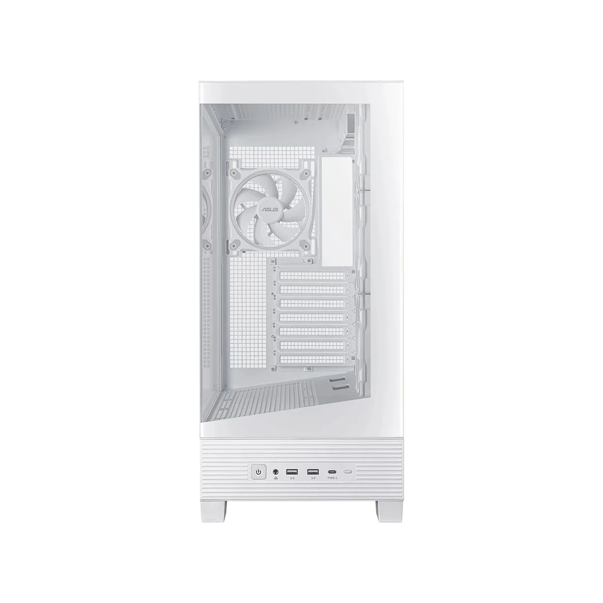 Asus A31 PLUS Tempered Glass Mid-Tower Gaming Case - White - 90DC00R3-B19000 view 3