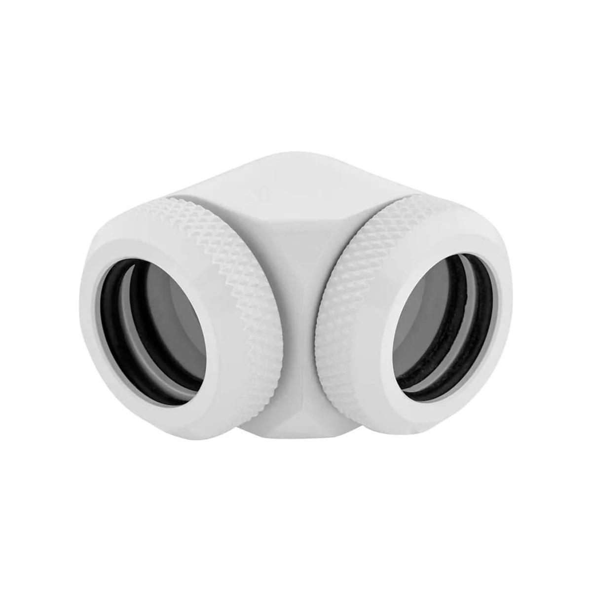 CORSAIR Hydro X Series XF Hardline 90° 14mm OD Fitting Twin Pack - White - CX-9052020-WW view 4