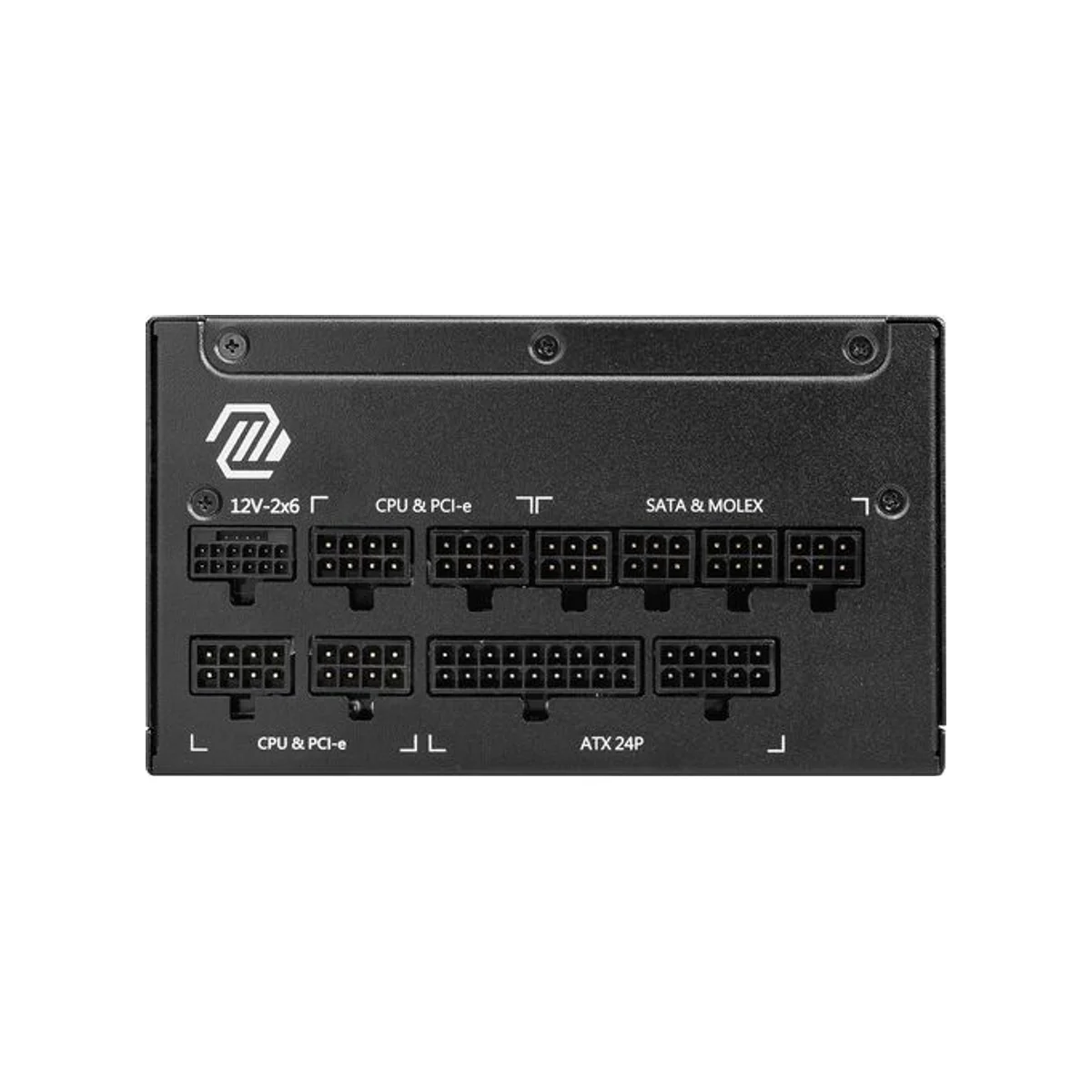 MSI MAG A1000GL PCIE5 1000W 80 PLUS Gold Modular Power Supply - Black - 306-7ZP9B18-CE0 view 6