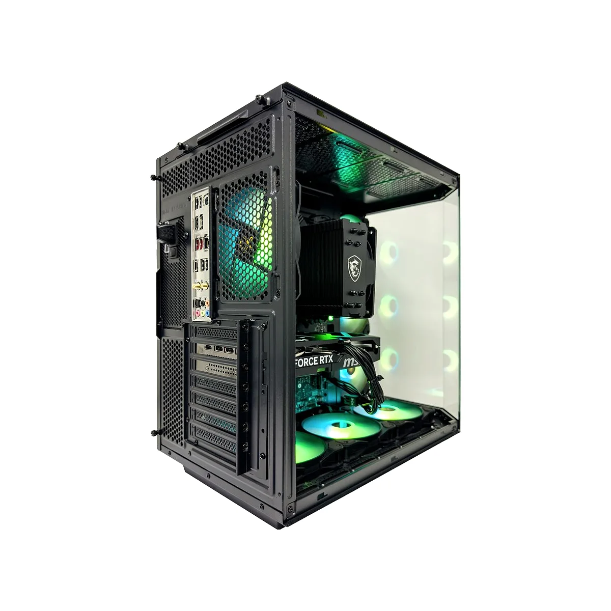 Gaming PC Ember (Core i5-14400F, 16 GB DDR5 RAM, RTX 5060 Ti 8GB GPU) - Powered by MSI view 4