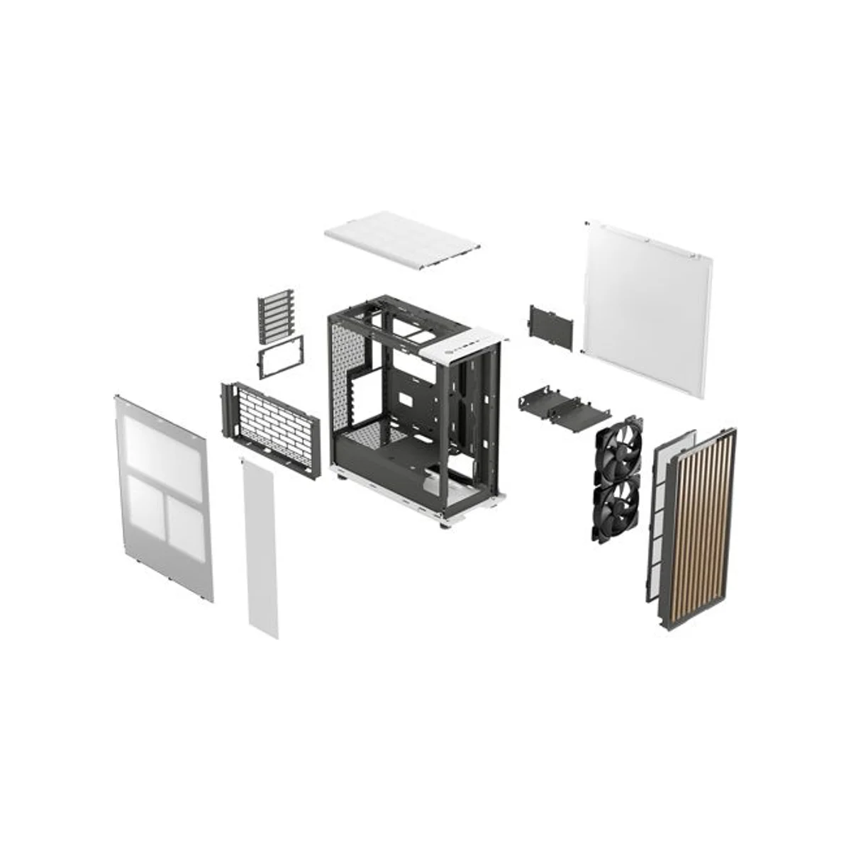 Fractal North ATX Gaming Case - White - FD-C-NOR1C-03 view 7