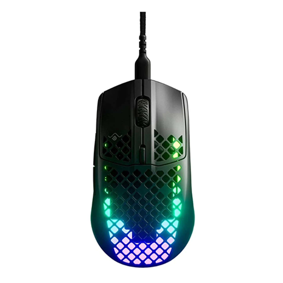 SteelSeries Aerox 3 2022 Edition Lightweight Wired Optical Gaming Mouse - Black (TrueMove Core, 8500 DPI, 57g) - 62611