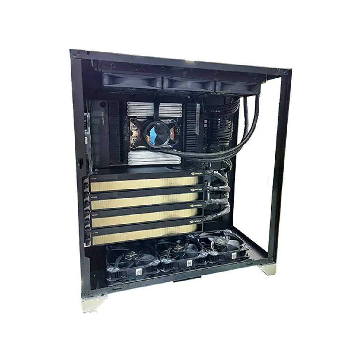Titan Workstation Threadripper Pro 5995WX RTX 6000 ADA Workstation PC (128GB RAM, 4x RTX 6000 ADA 48GB GPU) - Titan_Workstation view 2