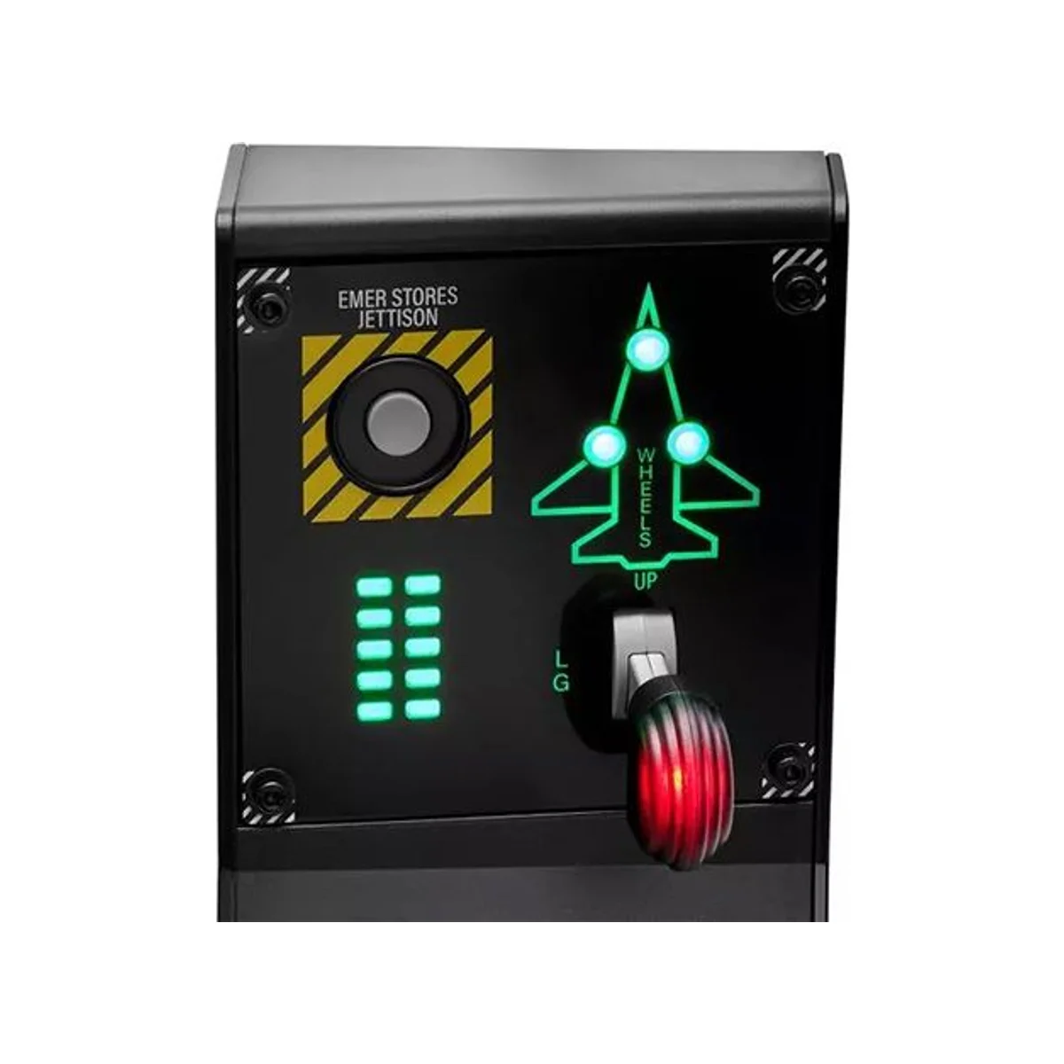 THRUSTMASTER Viper Panel Worldwide VERSION Joystick - Black (1:1 Scale Replica, 43 Action Buttons, Metal Buttons, Integrated Backlighting) - TM-JSTK-VIPER-PANEL view 3