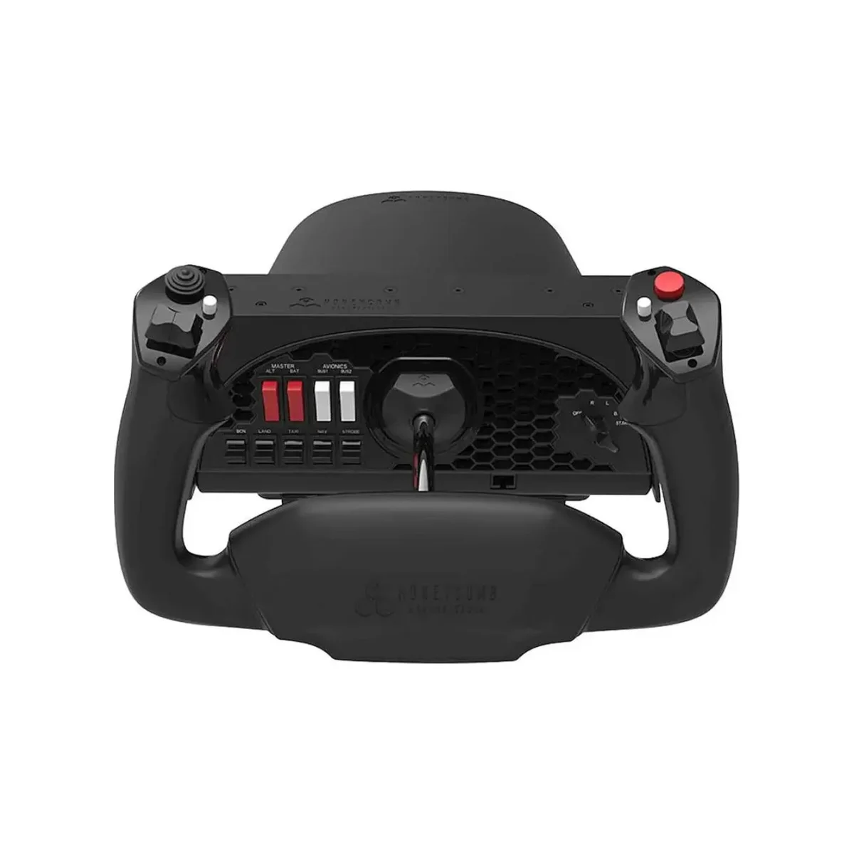 Honeycomb Alpha Flight Simulation Controls Yoke & Switch Panel - Black (PC, MAC, X-Plane, MSFS) - SB003011
