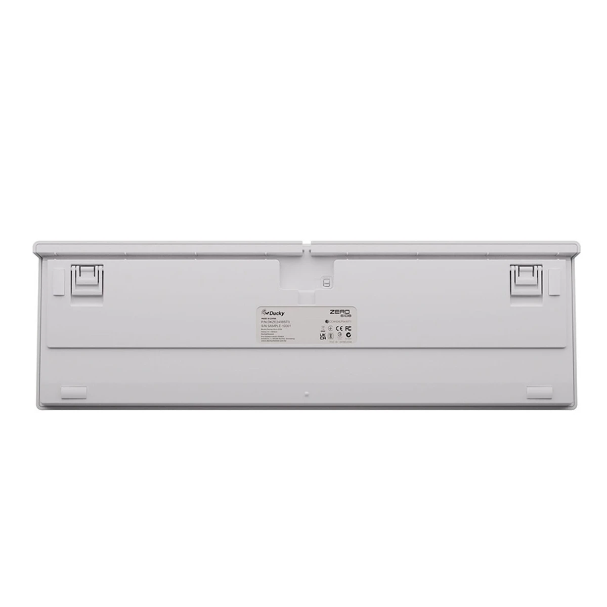 Ducky Zero 6108 Cherry MX2A Arabic Layout Wireless Mechanical Keyboard - White | KZZ1BDI00644 view 6
