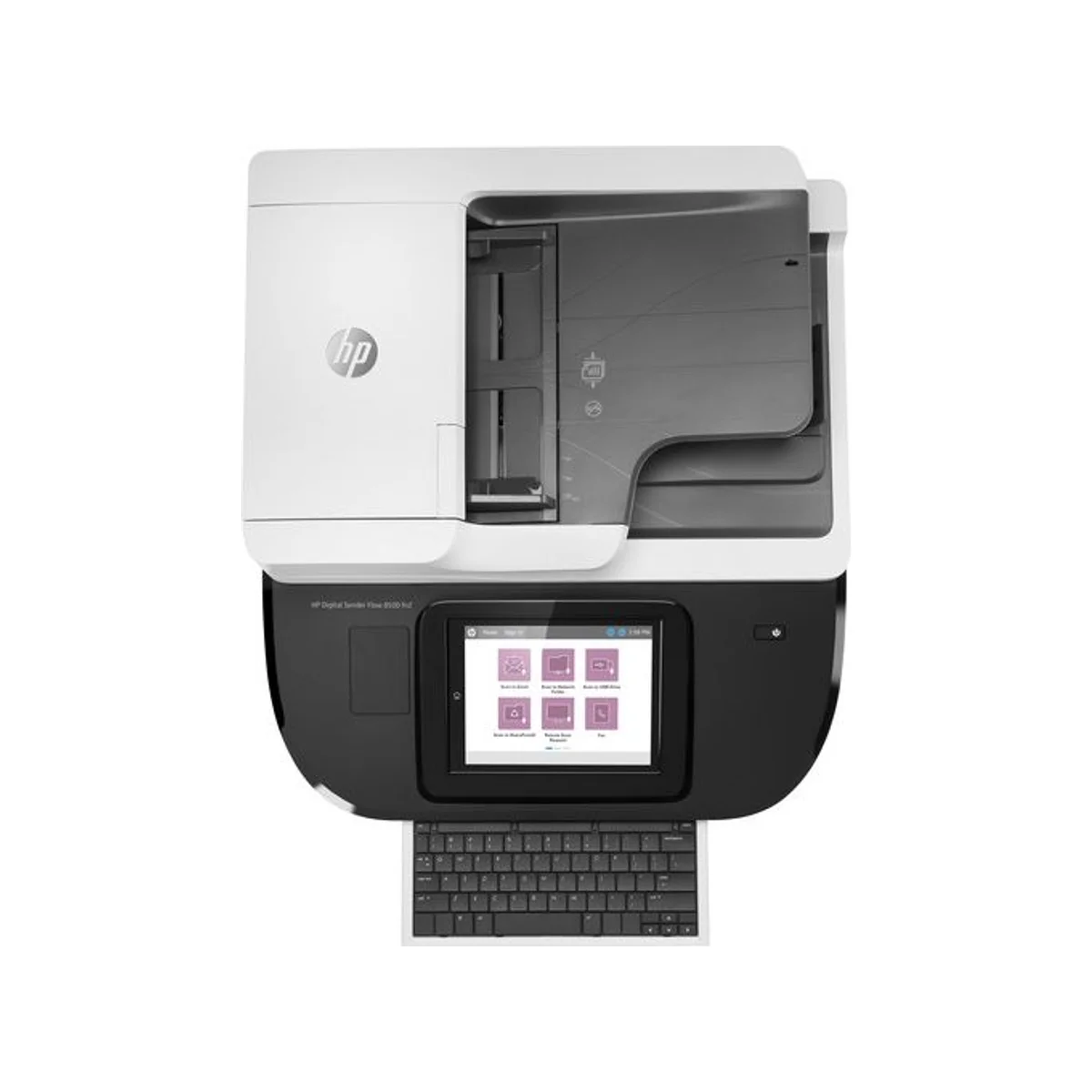 HP Digital Sender Flow 8500 fn2 Document Capture Workstation - White | Document Scanner (600 dpi, 100 ppm, 200 ipm, 24-bit) - L2762A view 10