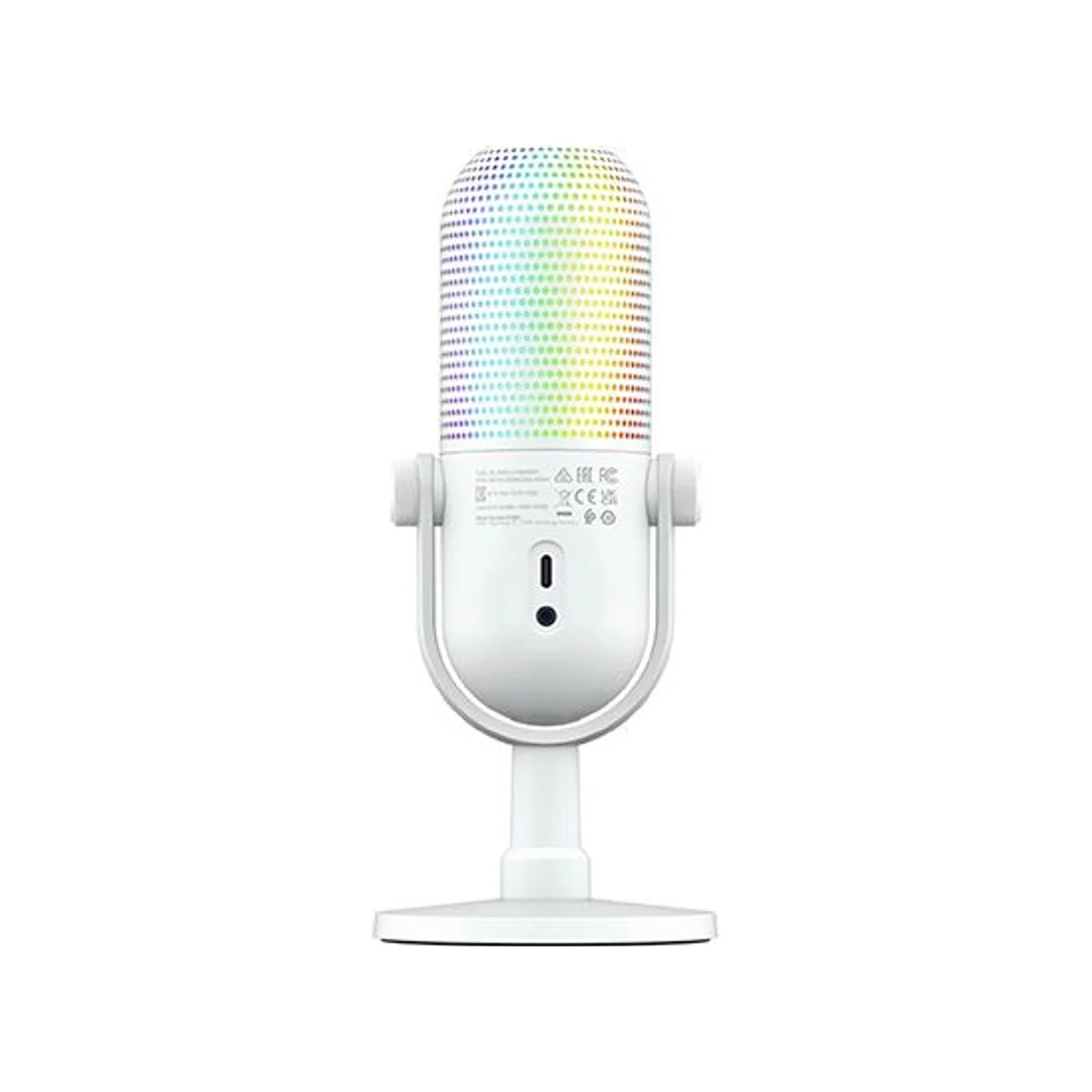 Razer Seiren V3 Chroma RGB USB Streaming Microphone - White (Key Specs: White, Supercardioid, 96 kHz) - RZ19-05060200-R3M1 view 5