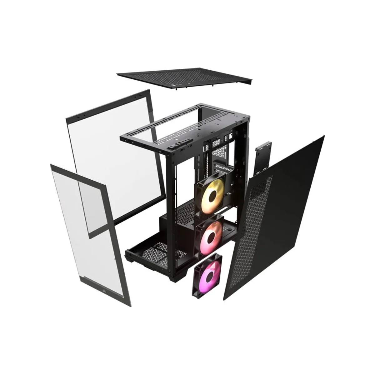 Corsair 3500X ARGB E-ATX Mid-Tower Gaming Case - Black - CC-9011278-WW view 2