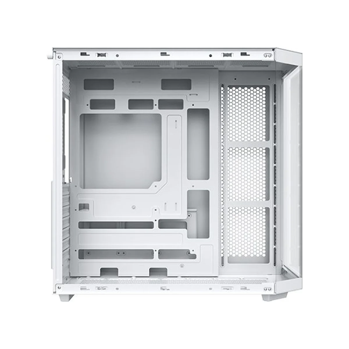 Xigmatek CUBI II Arctic Tempered Glass Mid-Tower Gaming Case - White - EN45493 view 6