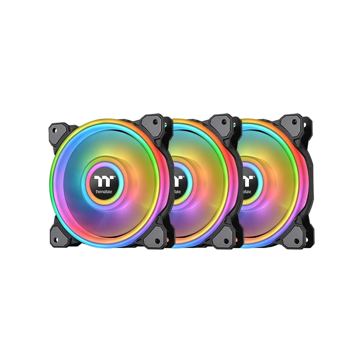 Thermaltake Riing Quad 14 RGB Radiator Fan TT Premium Edition 3 Pack (Controller included)