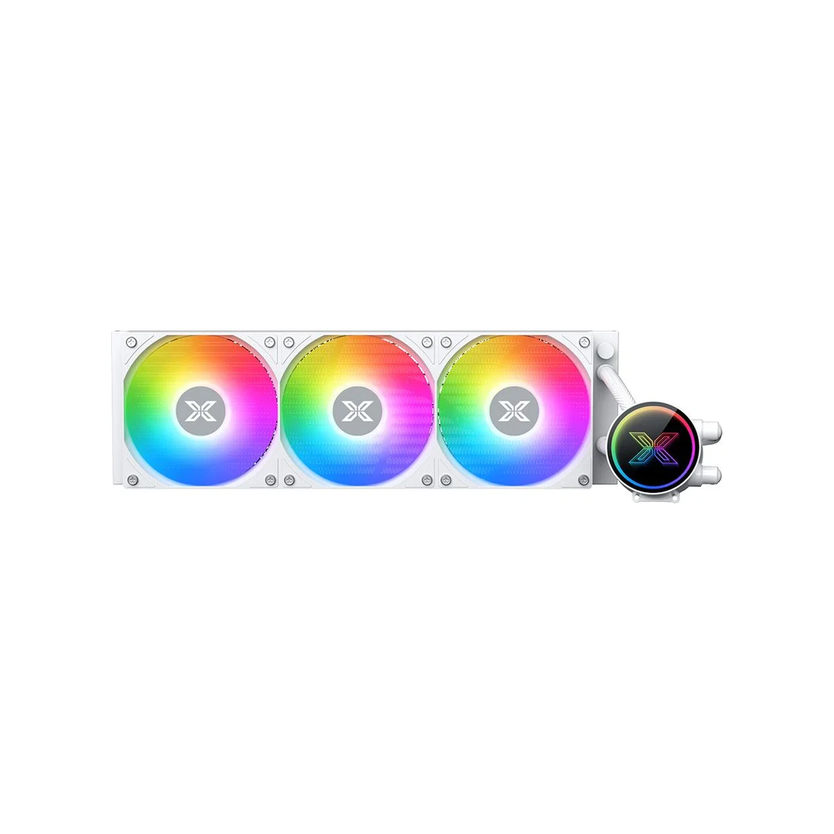 XIGMATEK FENIX II 360 PWM ARGB AIO CPU Liquid Cooler - White - EN46582