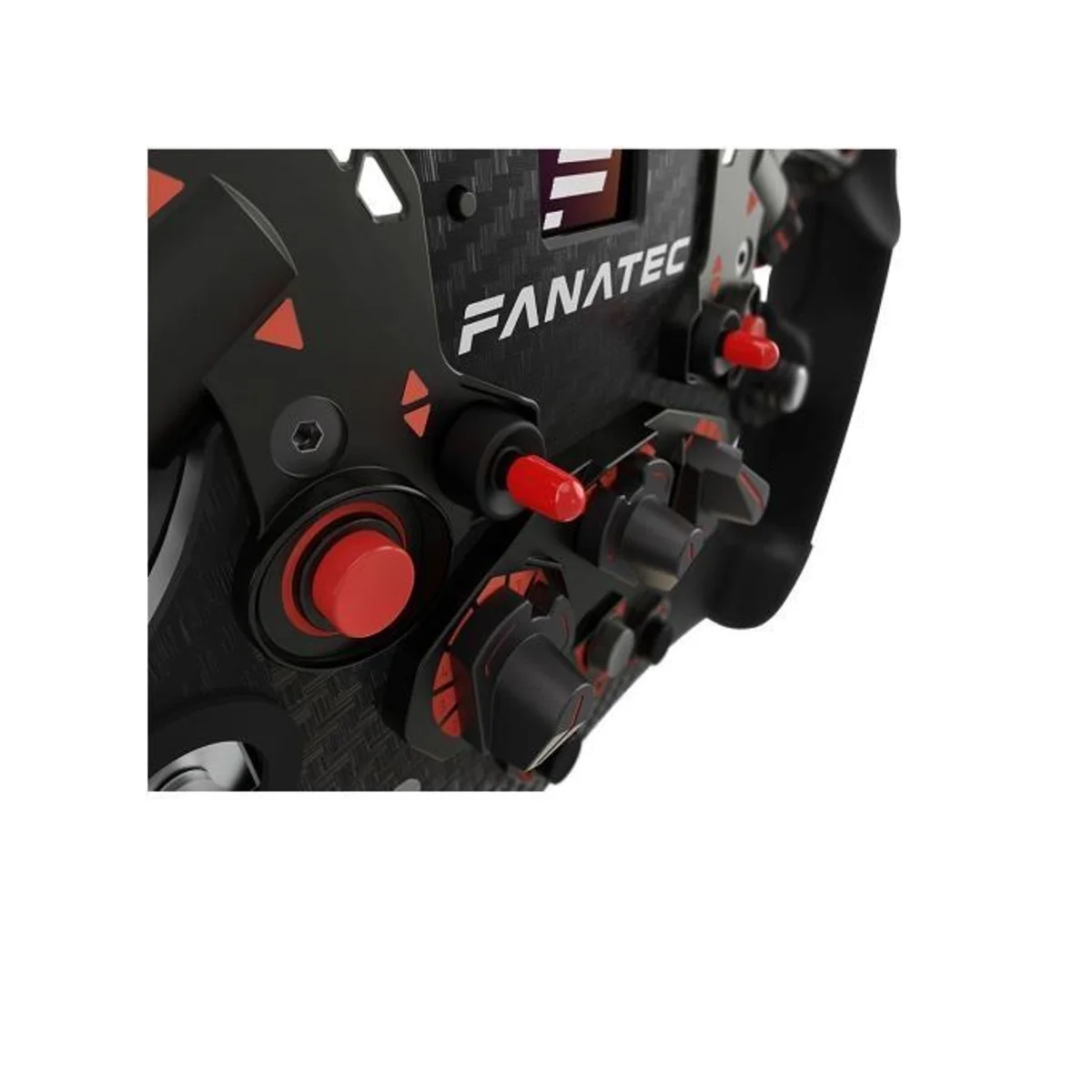 Fanatec ClubSport Steering Wheel Formula V2 | CS SWFORM V2X (Formula Style, Alcantara Grips, OLED Display) - CS SWFORM V2X view 3