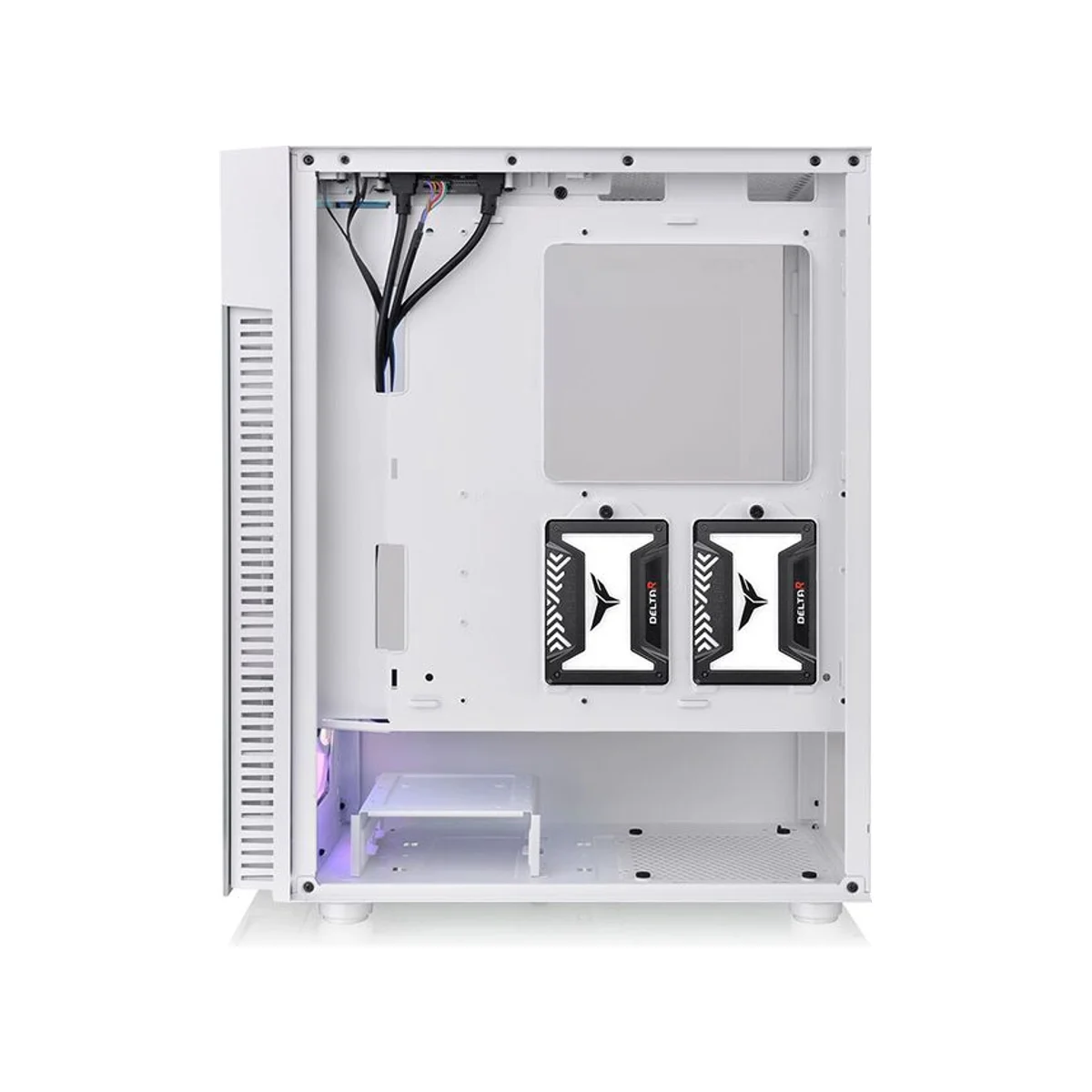 Thermaltake View 200 Tempered Glass ARGB ATX Gaming Case - White - CA-1X3-00M6WN-00 view 5