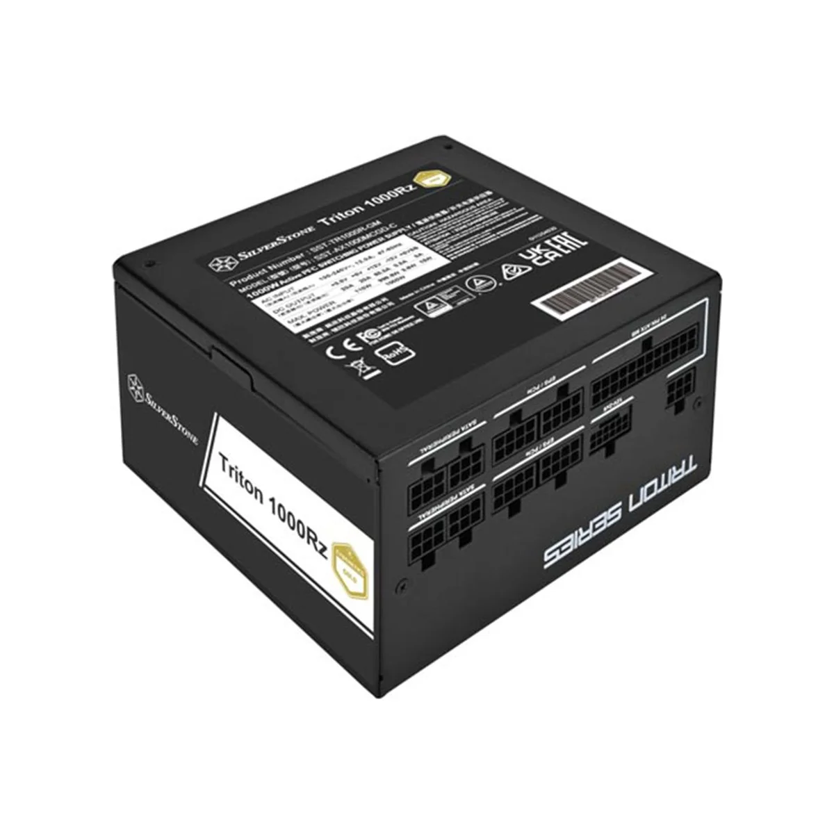SilverStone Triton 1000Rz Cybenetics Gold 1000W PCIe 5 Fully Modular ATX Power Supply - Black - SST-TR1000R-GM view 6