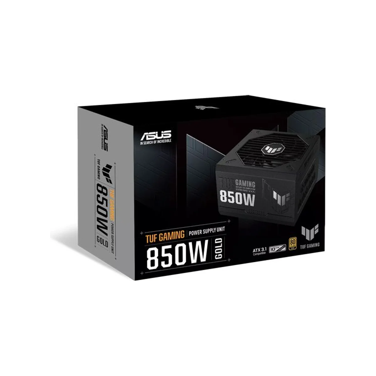 ASUS TUF Gaming 850W Gold Power Supply - Black | ATX 3.0, 80 Plus Gold - 90YE00S2-B0NA00 view 7