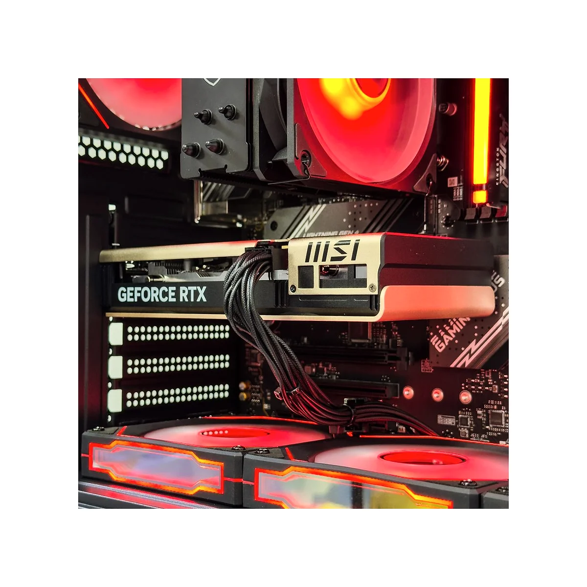 Gaming PC Frozr (Core i5-14400F, 16 GB DDR5 RAM, RTX 5060 8GB GPU) - Powered by MSI view 7