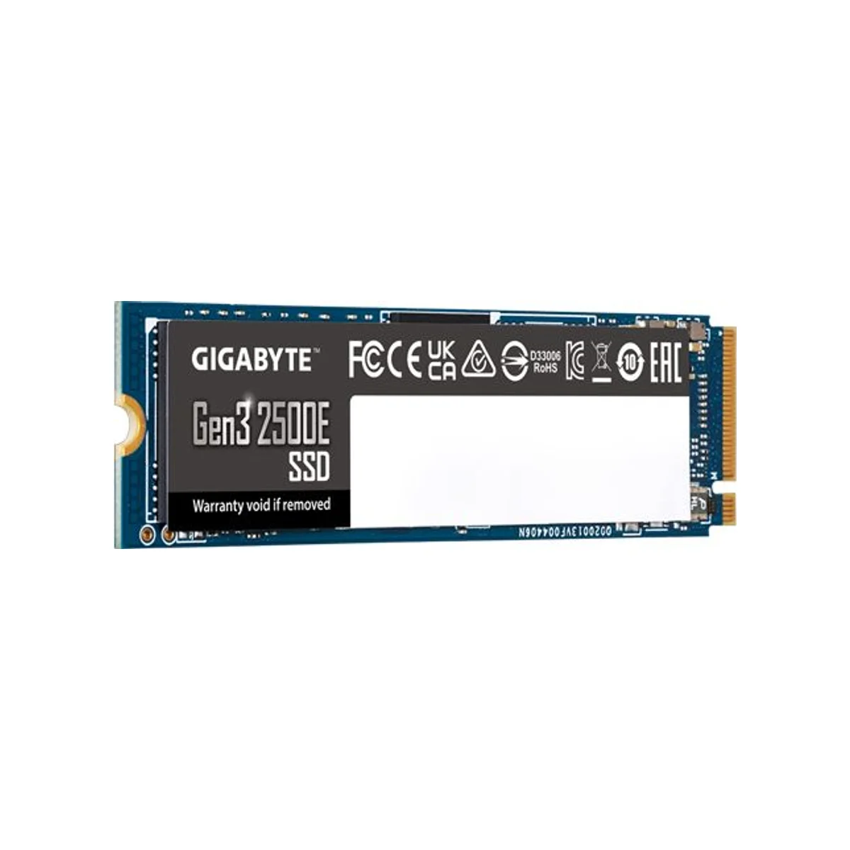 GIGABYTE 2500E 500GB NVMe M.2 2280 PCIe Gen3 SSD – G325E500G view 3