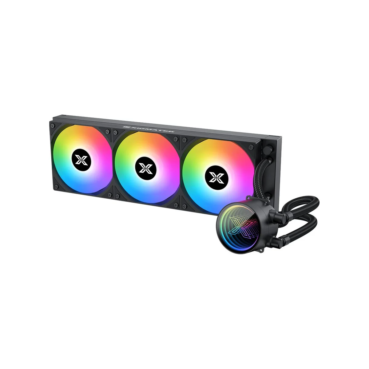 XIGMATEK FENIX II 360 PWM ARGB AIO CPU Liquid Cooler - Black - EN46575 view 3